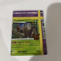 Pokemon Card - Trevenant Error Miscut NFC Trick or Trade 062/193 Holo Rare - Image 1