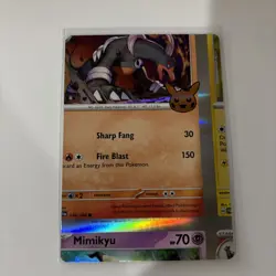Pokemon Card - Houndoom Error Miscut NFC Trick or Trade 062/193 Holo Rare - Image 1