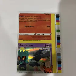 Pokemon Card - Marshadow Error Miscut NFC Trick or Trade 062/193 Holo Rare - Image 3