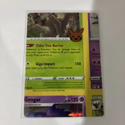 Pokemon Card - Gengar Error Miscut NFC Trick or Trade 062/193 Holo Rare - Image 1