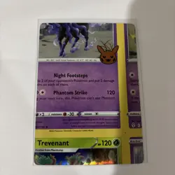Pokemon Card - Trevenant Error Miscut NFC Trick or Trade 062/193 Holo Rare - Image 1