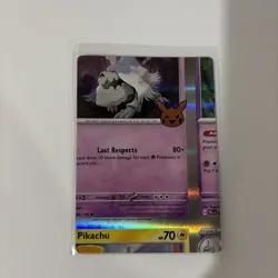 Pokemon Card - Houndstone Error Miscut NFC Trick or Trade 062/193 Holo Rare - Image 1