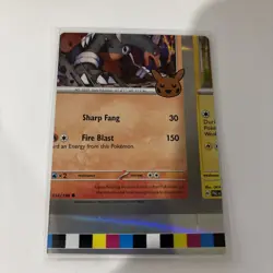 Pokemon Card - Houndoom Error Miscut NFC Trick or Trade 062/193 Holo Rare - Image 1