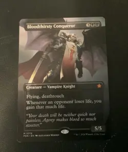 Bloodthirsty Conqueror (Borderless) Foundations Regular MTG - Image 1
