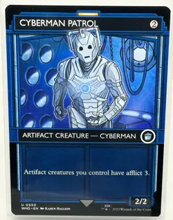 Cyberman Patrol (Showcase) Magic the Gathering MTG Doctor Who REGULAR - Image 1