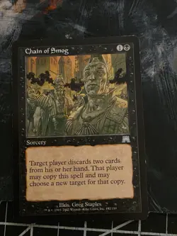 Chain of Smog Onslaught Light Play MTG Magic the Gathering - Image 1
