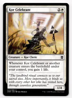 Kor Celebrant Zendikar Rising #22 MTG NM - Image 1