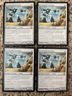 MTG - Arcbound Overseer x4 - Darksteel - Image 1