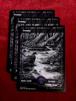 (x3) - Swamp - 273/277 Crimson Vow - Magic the Gathering MTG - Unplayed Mint+ - Image 1