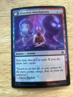 Abandon Attachments (Foil) - Avatar - NM - Common - Instant Lesson - MTG - Image 1