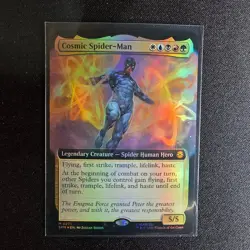 Cosmic Spider-man Extended art - Spider-man Magic the Gathering ( foil ) - Image 1