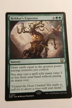 MTG Rishkar's Expertise x1- -Modern Horizons 3 Cmdr-Near Mint - Image 1
