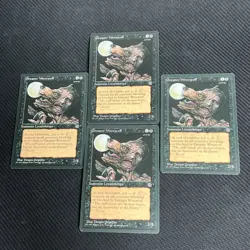 Greater Werewolf MTG Homelands Magic the Gathering Black Playset Vintage 4 - Image 1