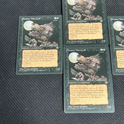 Greater Werewolf MTG Homelands Magic the Gathering Black Playset Vintage 4 - Image 2