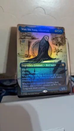 MTG - Wan Shi Tong, Librarian (Foil) (Borderless) NM - Image 2