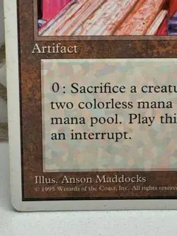 Magic The Gathering MTG Ashnod's Alter Artifact Chronicles 1995 Anson Maddocks - Image 2