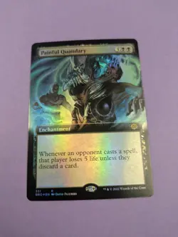 MTG: Magic The Gathering: Painful Quandary (Extended Art)- Rare- Near Mint - Image 1