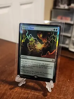 Venom Blast (# 20) MTG Marvel's Spider-Man: Eternal-Legal - FOIL - NM - Image 1