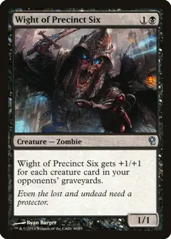 Wight of Precinct Six [Duel Decks: Jace vs. Vraska] Lightly Played - Image 1