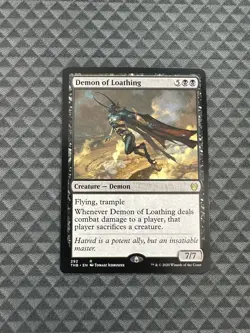 MTG Demon of Loathing #292 Rare Theros Beyond Death (THB) - Image 1