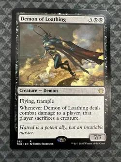 MTG Demon of Loathing #292 Rare Theros Beyond Death (THB) - Image 2