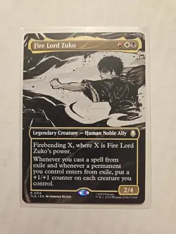 Fire Lord Zuko (Borderless) - Avatar - NM - Rare - Legendary Creature - MTG - Image 1