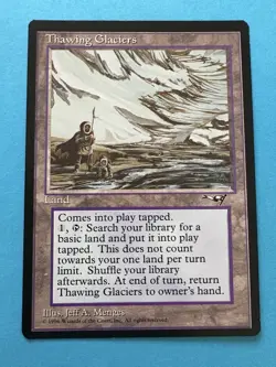 Thawing Glaciers Alliances 1996 Lightly Played LP Magic The Gathering Mtg - Image 1
