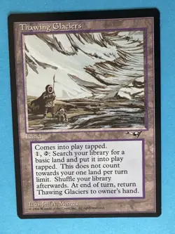 Thawing Glaciers Alliances 1996 Lightly Played LP Magic The Gathering Mtg - Image 3