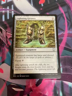 MTG - LIGHTNING GREAVES - UNCOMMON - NM - NCC - Image 1