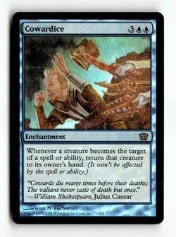 MTG | Cowardice | Eight Edition | Foil | Moderately Played | English - Image 1