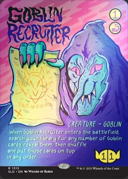 MTG - Secret lair Goblin & Squabblin' - Rainbow Foil Edition -New Sealed - Image 4