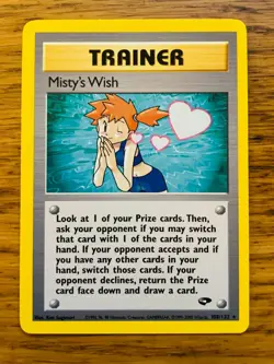 Misty's Wish (108/132) Rare Gym Challenge Set Pokemon Card! FREE P&P! - Image 4
