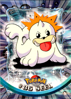 2000 Topps Pokemon #86 Seel TV Animation Series 2 Blue Logo non-holo - Image 1