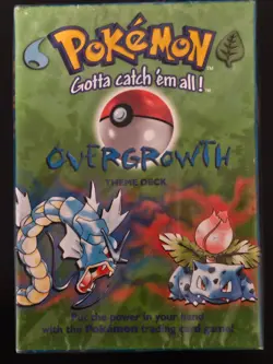 Overgrowth Theme Deck Pokemon Wizards of the Coast Factory SEALED 1999 Base set - Image 1