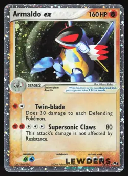 Armaldo ex - 16/17 - Cosmos Holo Rare - Pop Series 1 - Pokemon Card - MP - Image 1