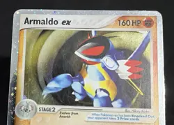 Armaldo ex - 16/17 - Cosmos Holo Rare - Pop Series 1 - Pokemon Card - MP - Image 4