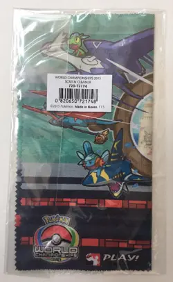 2015 Pokemon Worlds Championship Boston Pikachu DS Screen Cleaner Cloth - NEW! - Image 2