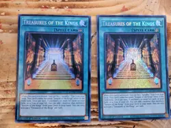 Yu-Gi-Oh Treasures of the Kings MZTM-EN006 Secret Rare 1st Edition X2 - Image 1