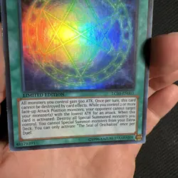 Yugioh The Seal of Orichalcos LC03-EN001 Ultra Rare Limited - Image 4