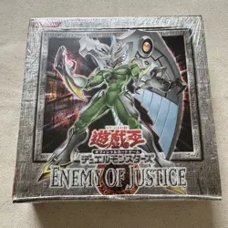 Sealed Yugioh Enemy of Justice 1st Edition Booster Box Factory jp - Image 1