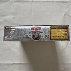 Sealed Yugioh Enemy of Justice 1st Edition Booster Box Factory jp - Image 4