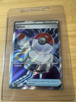 Pokemon TCG Card Switch 123/094 Phantasmal Flames Ultra Rare Full Art - NM - Image 1