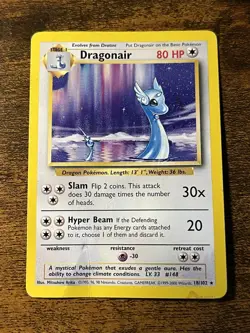 Dragonair 18/102 Base Set Rare Pokemon Card - Image 1