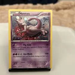 Mewtwo XY101 Holo Promo Black Star 2015 LP- SHIPS OUT ASAP POKEMON TCG CARD - Image 1
