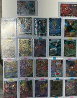 Bandai Dragon Ball Super Card Game Secret Rare Foil Lot 20 Cards Vegito Gogeta - Image 1