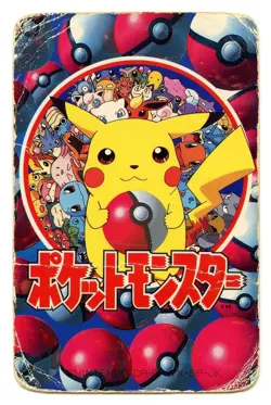 1998 Vintage Exeggcute/Cubone 10 of Diamonds Pokemon Televi-kun Playing Card - Image 3
