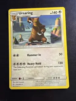 Ursaring-172/236 -Cosmic Eclipse-Non-Holo Rare- Pokemon TCG CARD - Image 2