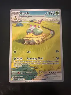 Grotle 164/162 Temporal Forces Illustration Rare Card Pokemon TCG NM - Image 1