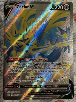 Pokemon TCG Zacian V (Shiny) SWSH292 SWSH: Sword & Shield Promo Cards Holo - Image 1