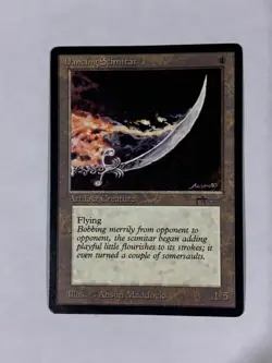 MTG Dancing Scimitar Arabian Nights English "Vintage" - Image 1